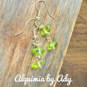 Alquimia Vibrant Lime Earrings